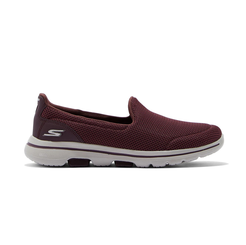 Skechers Go Walk 5 Shoes For Women Burgundy