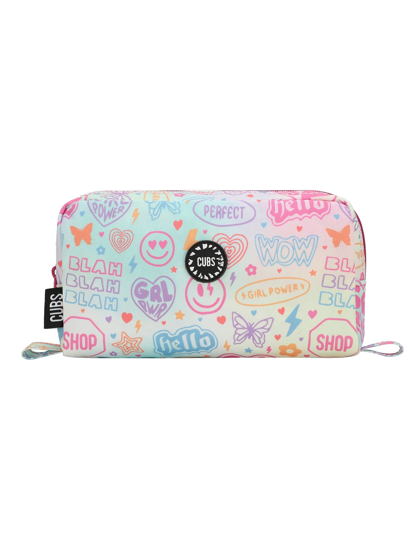 Cubs Hello Girl Pwr Pencil Case, Multicolors