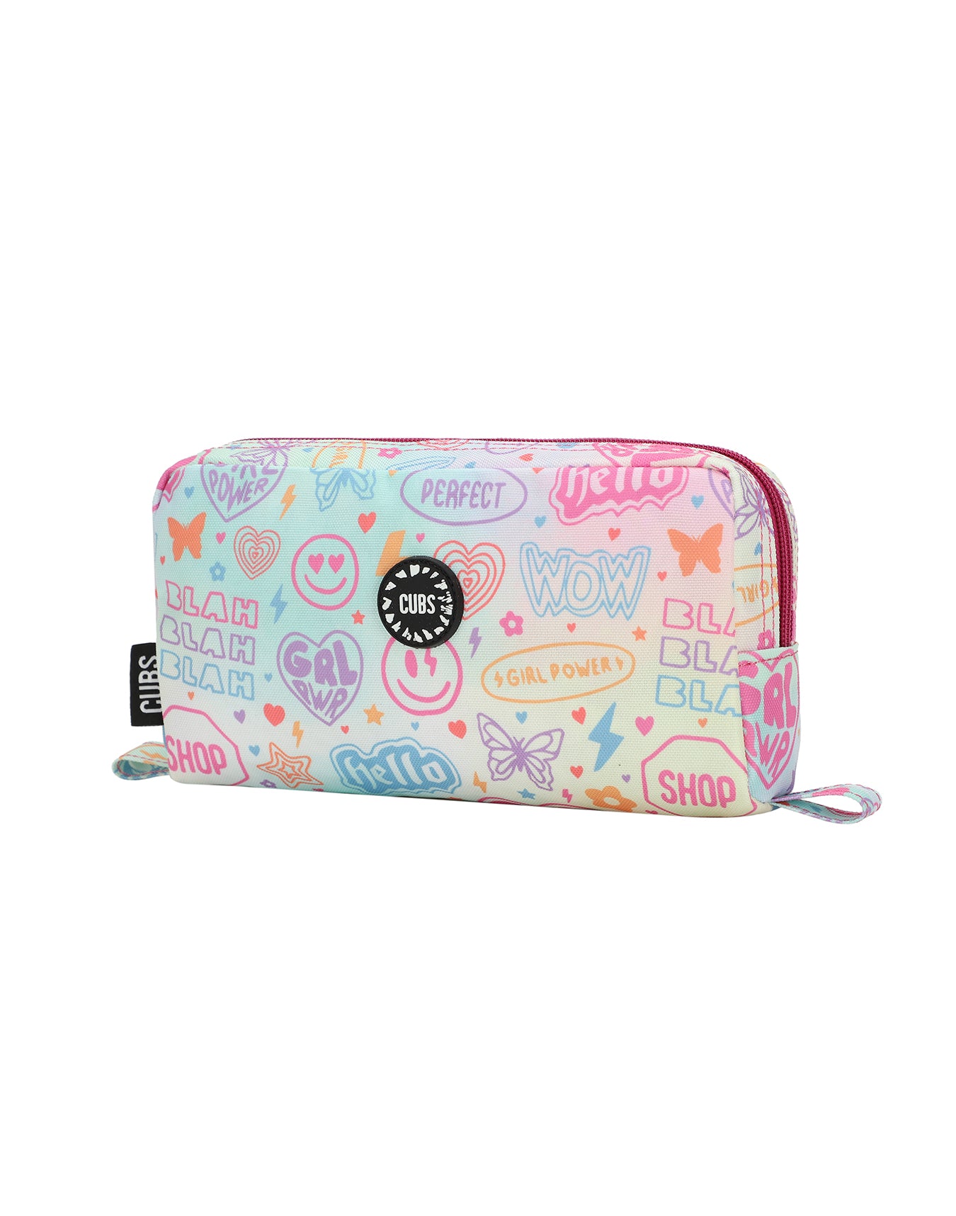 Cubs Hello Girl Pwr Pencil Case, Multicolors