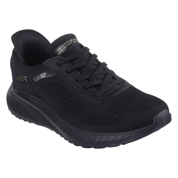 SKECHERS BOBS SQUAD CHAOS RUNNING SHOES FOR WOMEN, BLACK