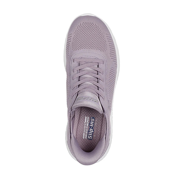 SKECHERS BOBS SQUAD CHAOS RUNNING SHOES FOR WOMEN, LAVENDER