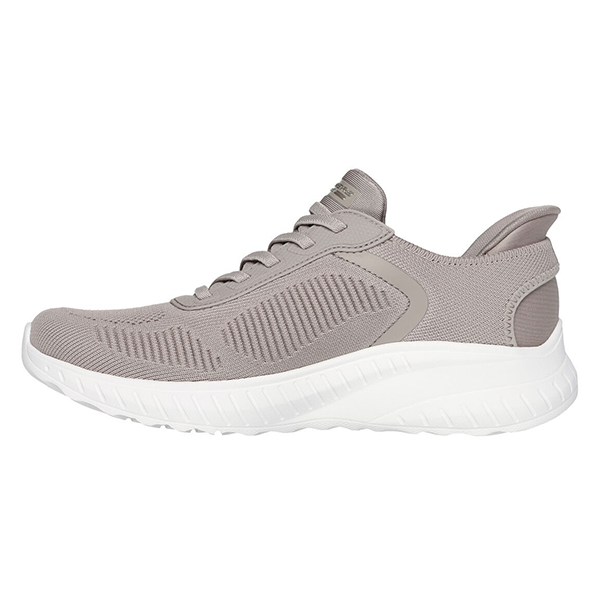 SKECHERS BOBS SQUAD CHAOS RUNNING SHOES FOR WOMEN, TAUPE