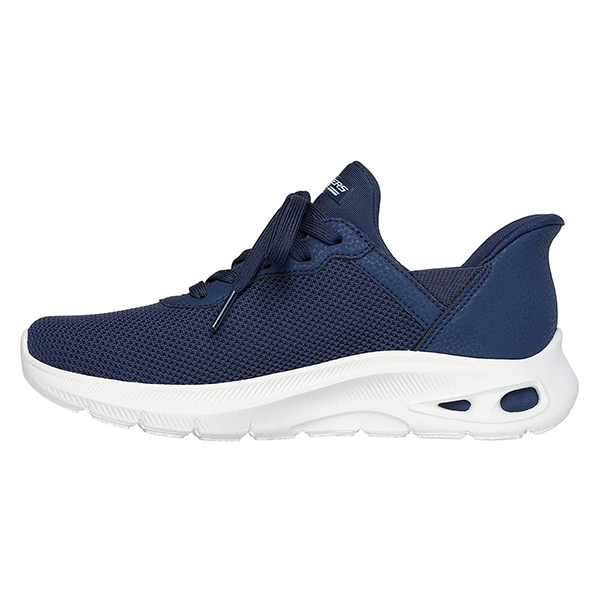 SKECHERS BOBS UNITY RUNNING SHOES FOR WOMEN, NAVY