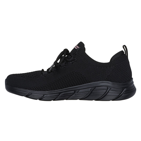 SKECHERS BOBS B FLEX LO SPORTS LIFESTYLE SHOES FOR WOMEN, BLACK