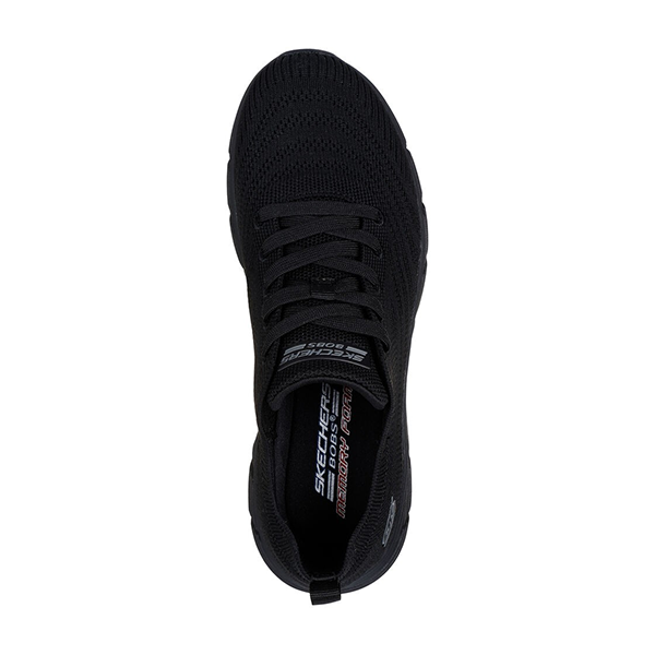 SKECHERS BOBS B FLEX LO SPORTS LIFESTYLE SHOES FOR WOMEN, BLACK