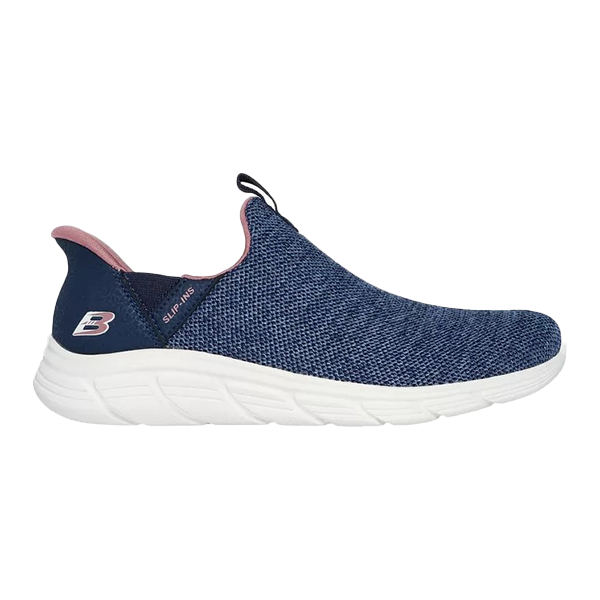 SKECHERS BOBS B FLEX LO LIFESTYLE SHOES FOR WOMEN, NAVY