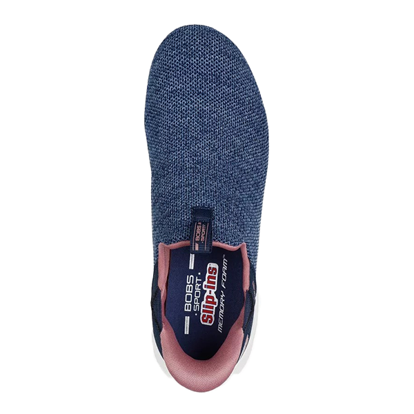 SKECHERS BOBS B FLEX LO LIFESTYLE SHOES FOR WOMEN, NAVY