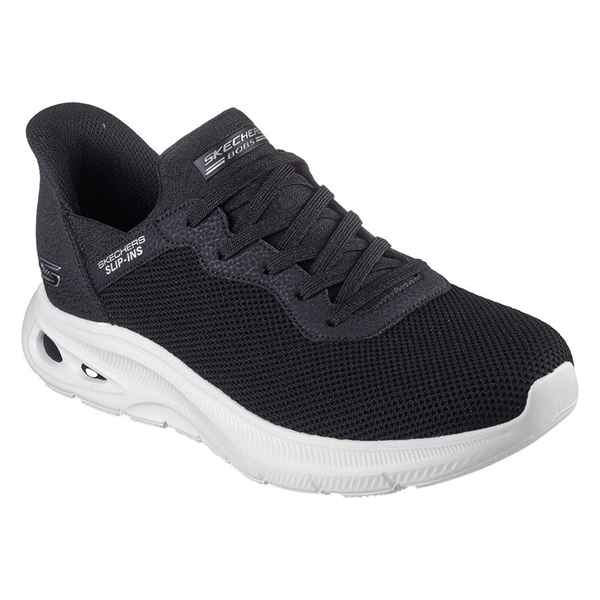 SKECHERS BOBS UNITY RUNNING SHOES FOR MEN, BLACK