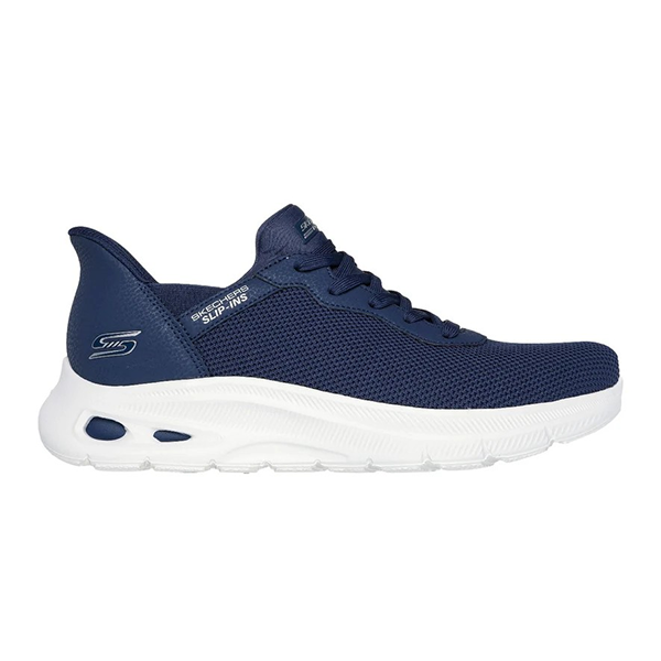 SKECHERS BOBS UNITY RUNNING SHOES FOR MEN, NAVY