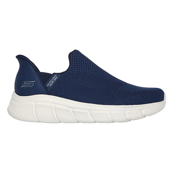 SKECHERS BOBS B FLEX LIFESTYLE SHOES FOR MEN, NAVY