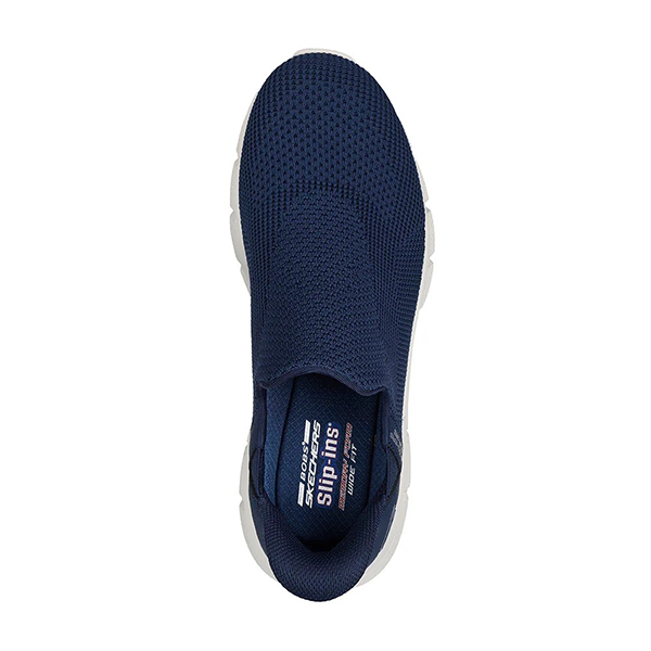 SKECHERS BOBS B FLEX LIFESTYLE SHOES FOR MEN, NAVY