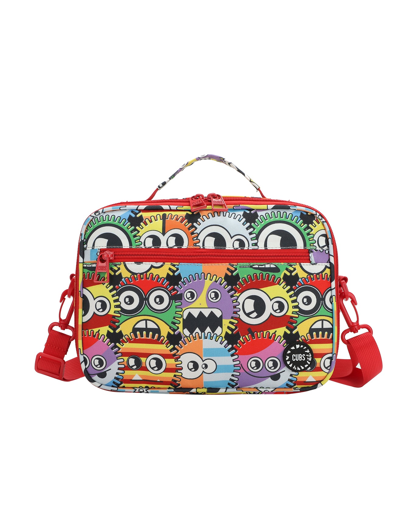 Cubs Robots Big Eyes Lunch Bag, Multicolors