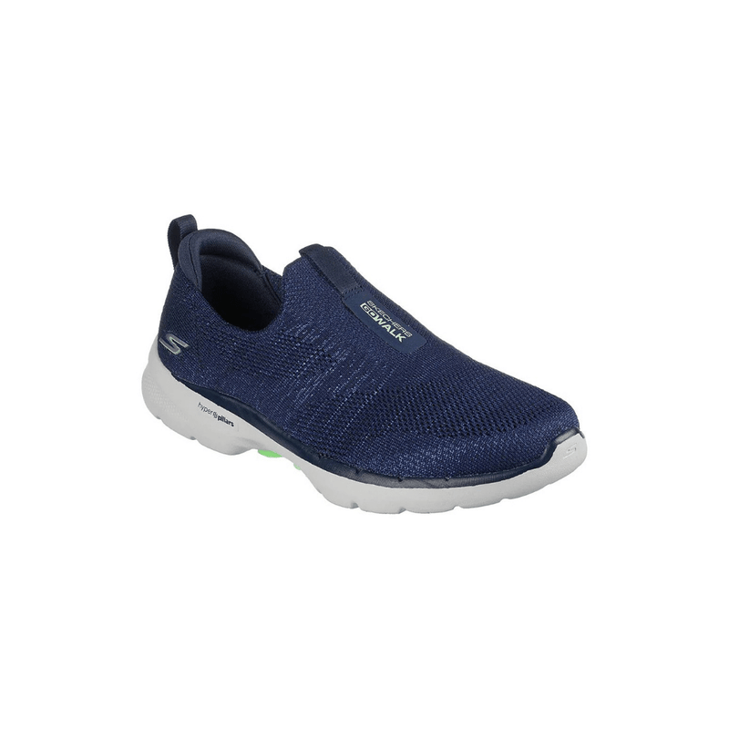 حذاء مشي Skechers Go Walk 6 Glimmering للنساء، أخضر داكن