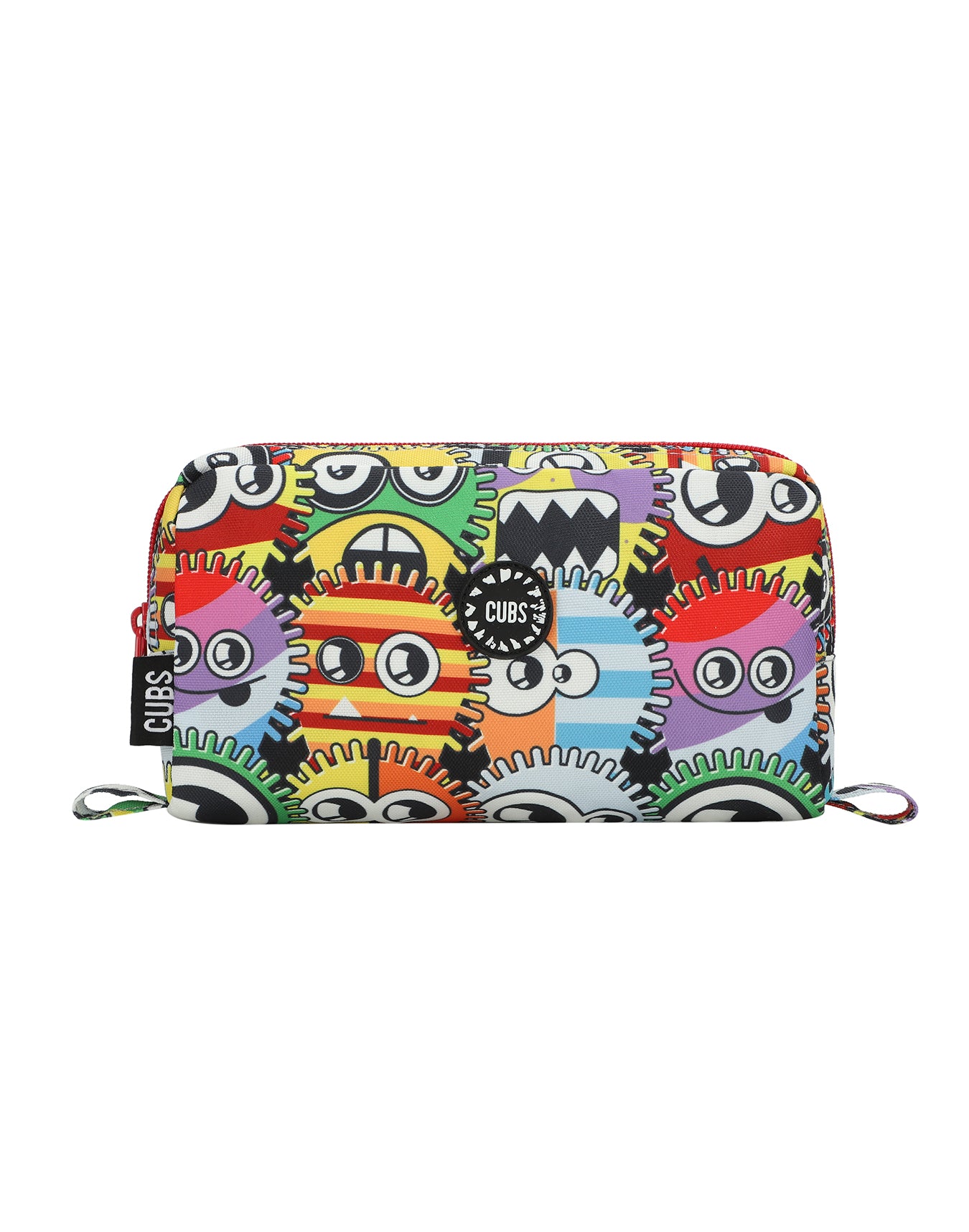 Cubs Robots Big Eyes Pencil Case, Multicolors