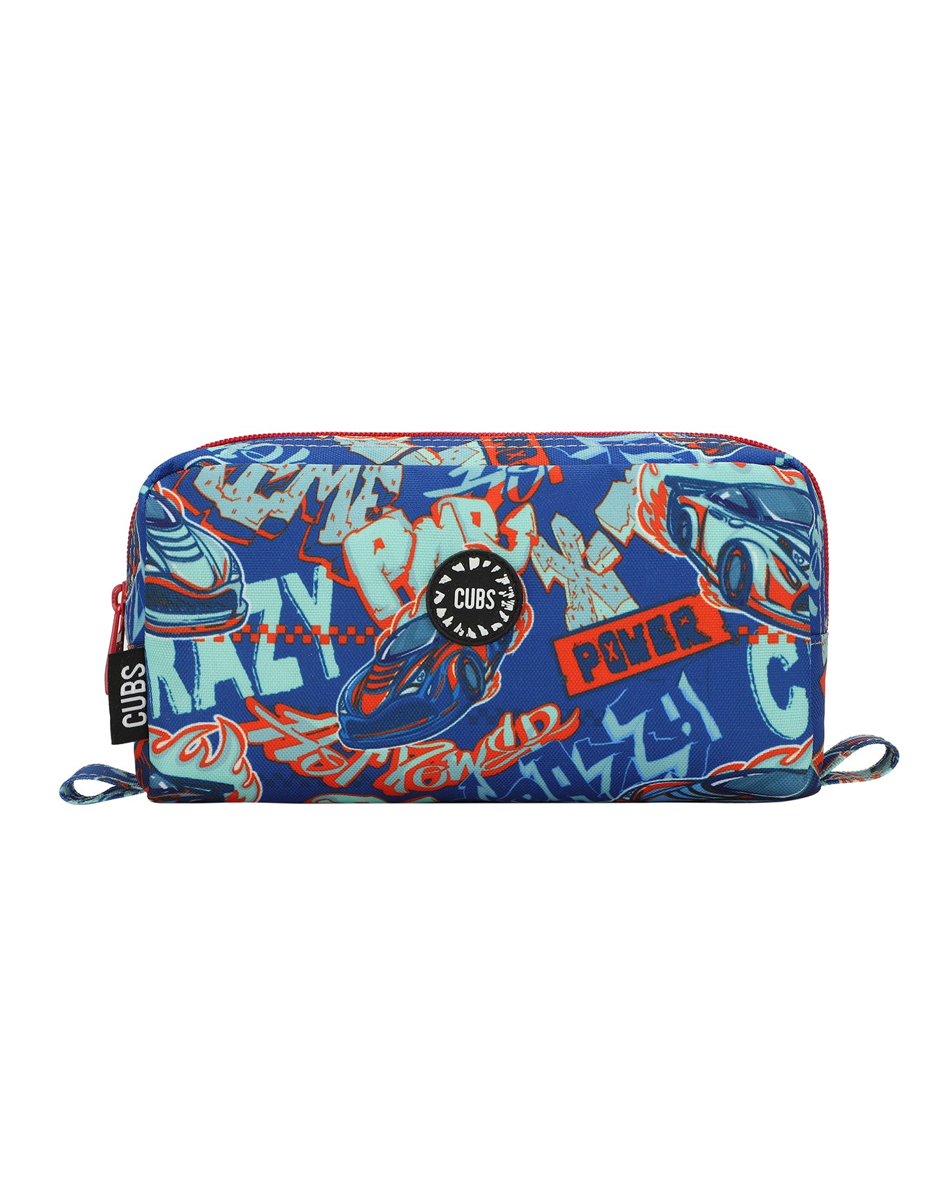 Cubs Car Flames Pencil Case, Multicolors