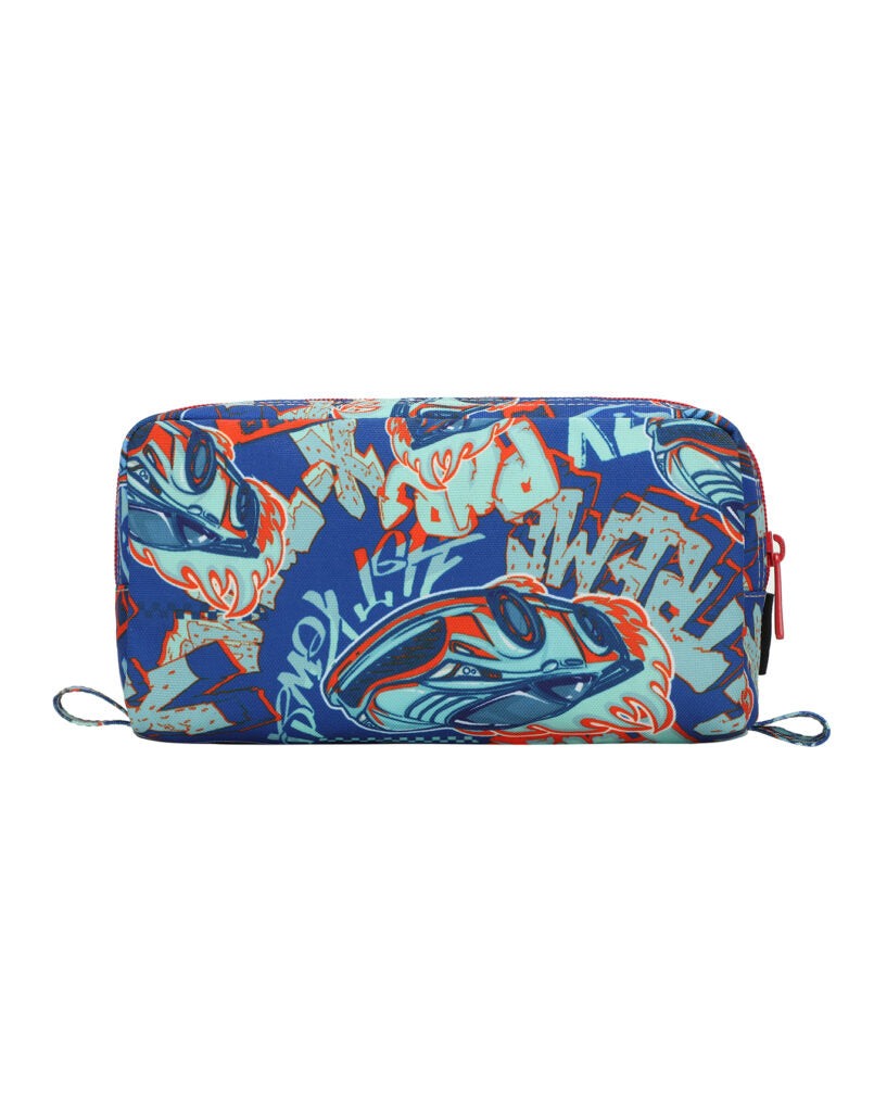 Cubs Car Flames Pencil Case, Multicolors