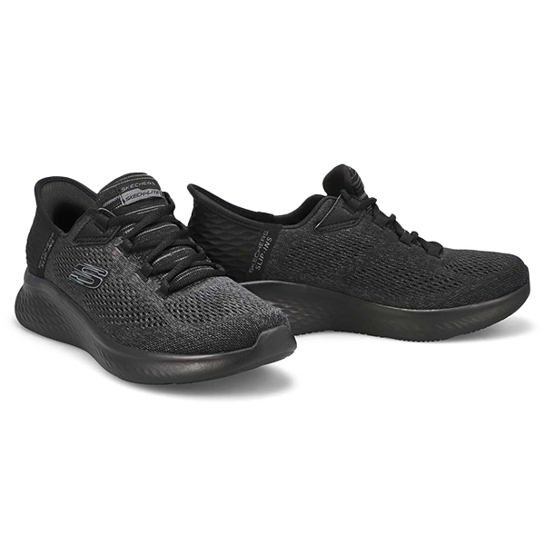 SKECHERS SKECH-LITE PRO LIFESTYLE SHOES FOR WOMEN, BLACK