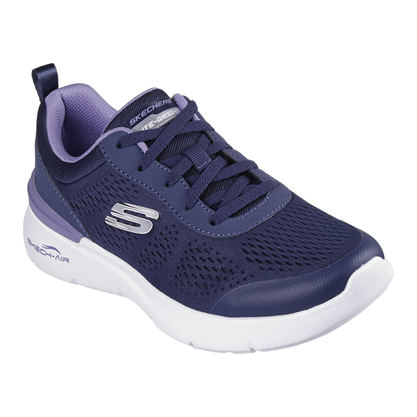 SKECHERS SKECH-AIR DYNAMIGHT 2.0 RUNNING SHOES FOR WOMEN, NAVY & LAVANDER