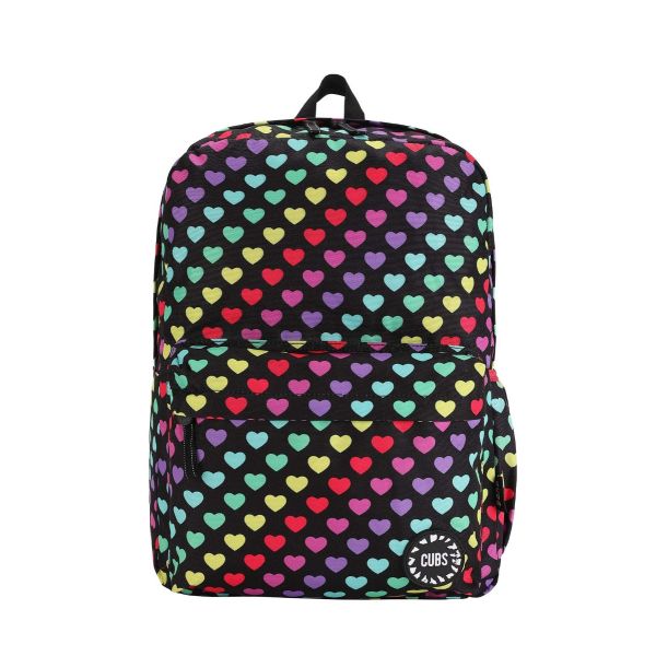 Cubs Junior Student Backpack All Hearts, Multicolors