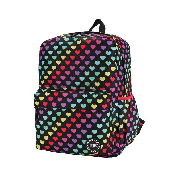 Cubs Junior Student Backpack All Hearts, Multicolors