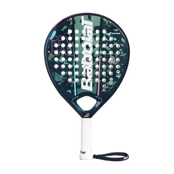 BABOLAT REVEAL PADEL RACKET FOR UNISEX, BLACK & GREEN & PURPLE