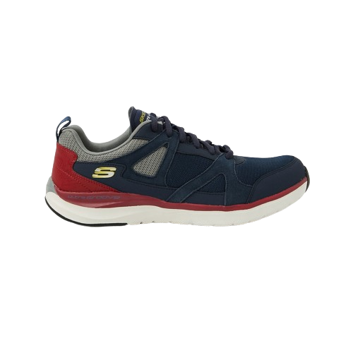 حذاء Skechers Ultra Groove Sports Lifestyle للرجال، أزرق داكن وبيج