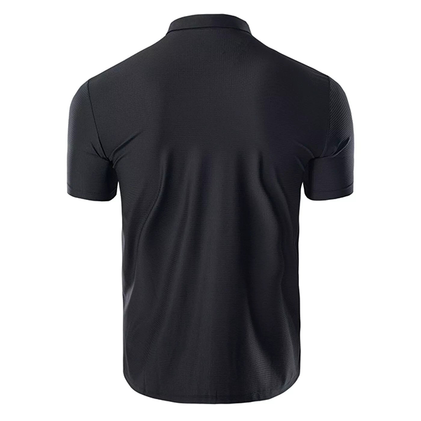 ANTA SS POLO FITNESS T-SHIRT FOR MEN, BASIC BLACK