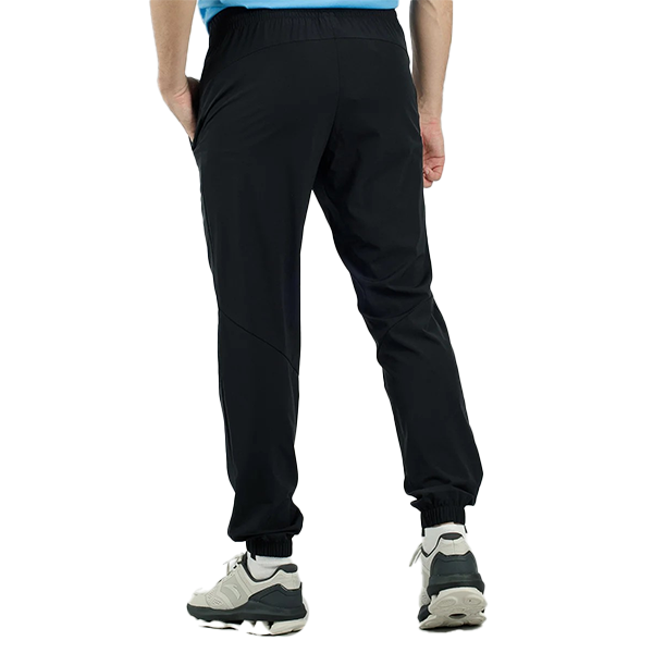 ANTA WOVEN TRACK  BASKETBALL PANT FOR MEN, BASIC BLACK