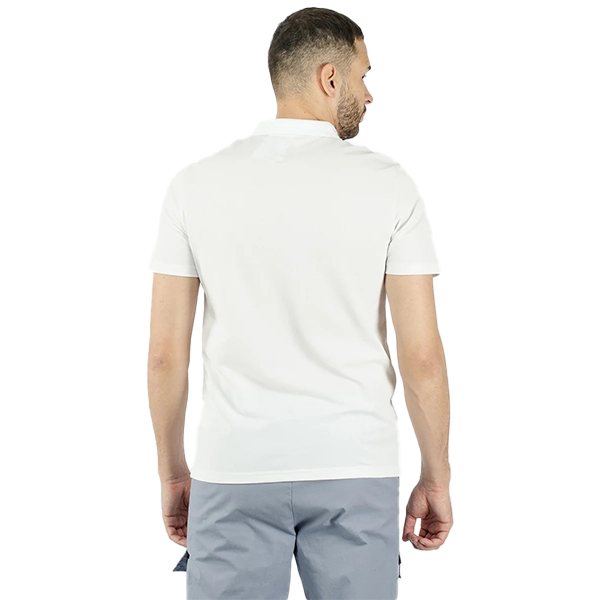 ANTA SS POLO FITNESS T-SHIRT FOR MEN, PURE WHITE