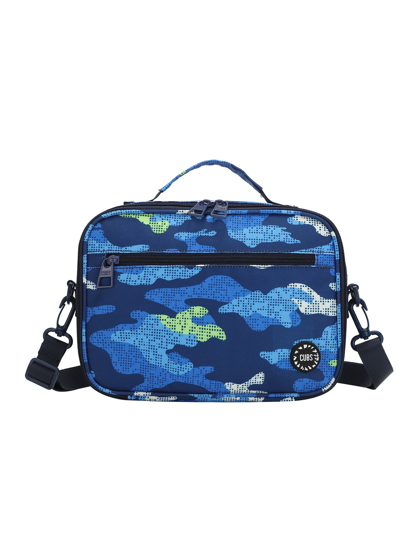 Cubs Camouflage Blue Lunch Bag, Multicolors