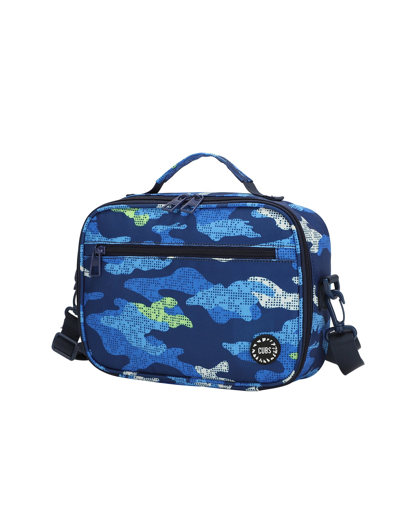 Cubs Camouflage Blue Lunch Bag, Multicolors