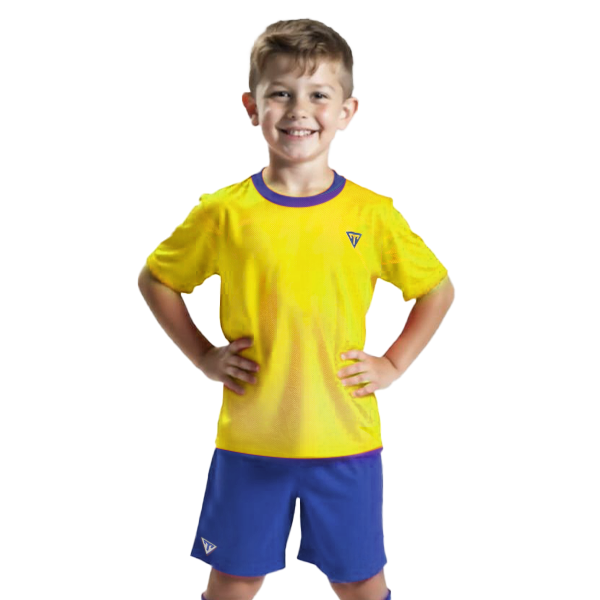 TRAINETIC FOOTBALL SET FOR KIDS, YELLOW&BLUE