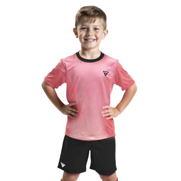 TRAINETIC FOOTBALL SET FOR KIDS, PINK&BLACK