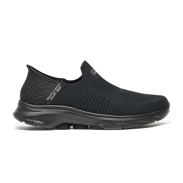 SKECHERS GO WALK 7 WALKING SHOES FOR MEN, BLACK