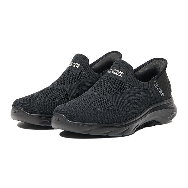 SKECHERS GO WALK 7 WALKING SHOES FOR MEN, BLACK