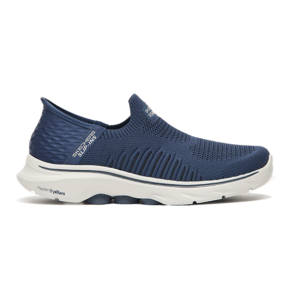 SKECHERS GO WALK 7 WALKING SHOES FOR MEN, NAVY