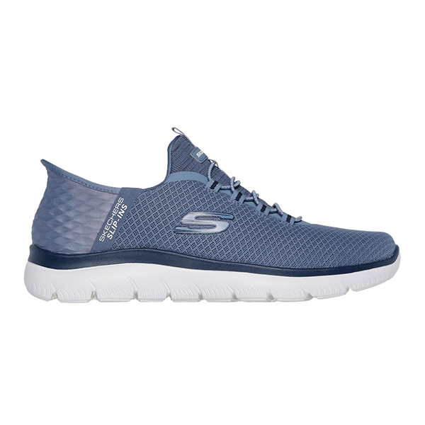 SKECHERS SUMMITS LIFESTYLE SHOES FOR MEN, SLATE