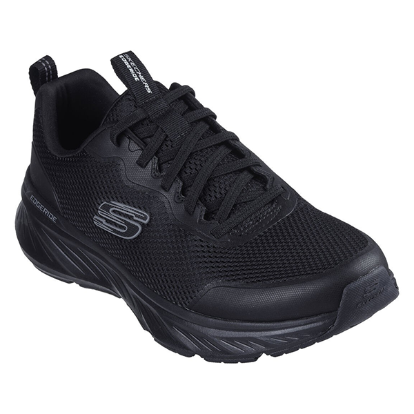 SKECHERS EDGERIDE RUNNING SHOES FOR MEN, BLACK