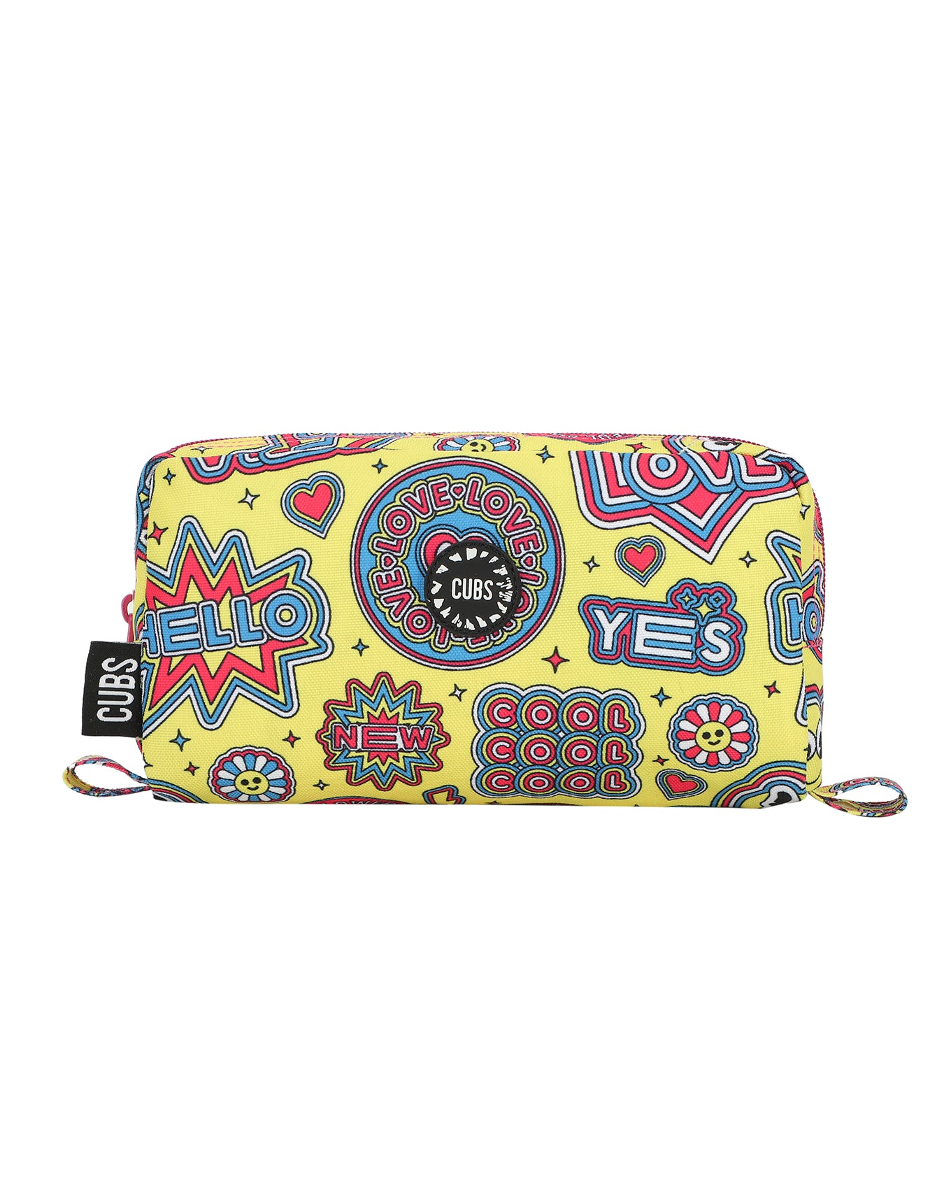 Cubs Good Vibes & Smiles Pencil Case, Multicolors