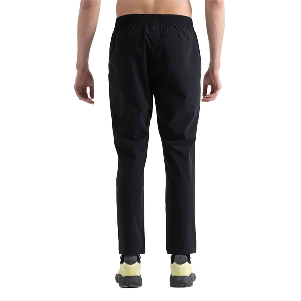 ANTA WOVEN TRACK  FITNESS PANT FOR MEN, BASIC BLACK