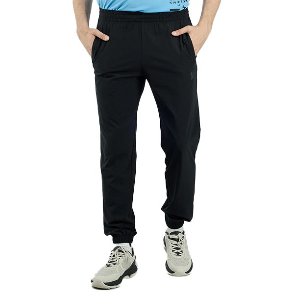 ANTA WOVEN TRACK  BASKETBALL PANT FOR MEN, BASIC BLACK