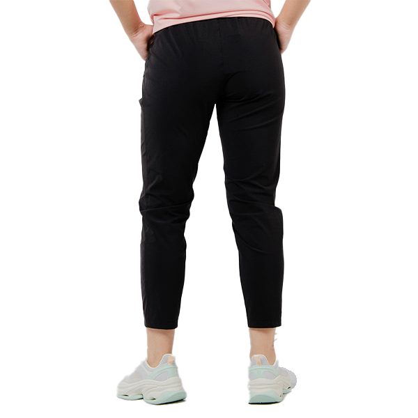 ANTA KNIT ANKLE  RUNNING PANT FOR WOMEN, BASIC BLACK