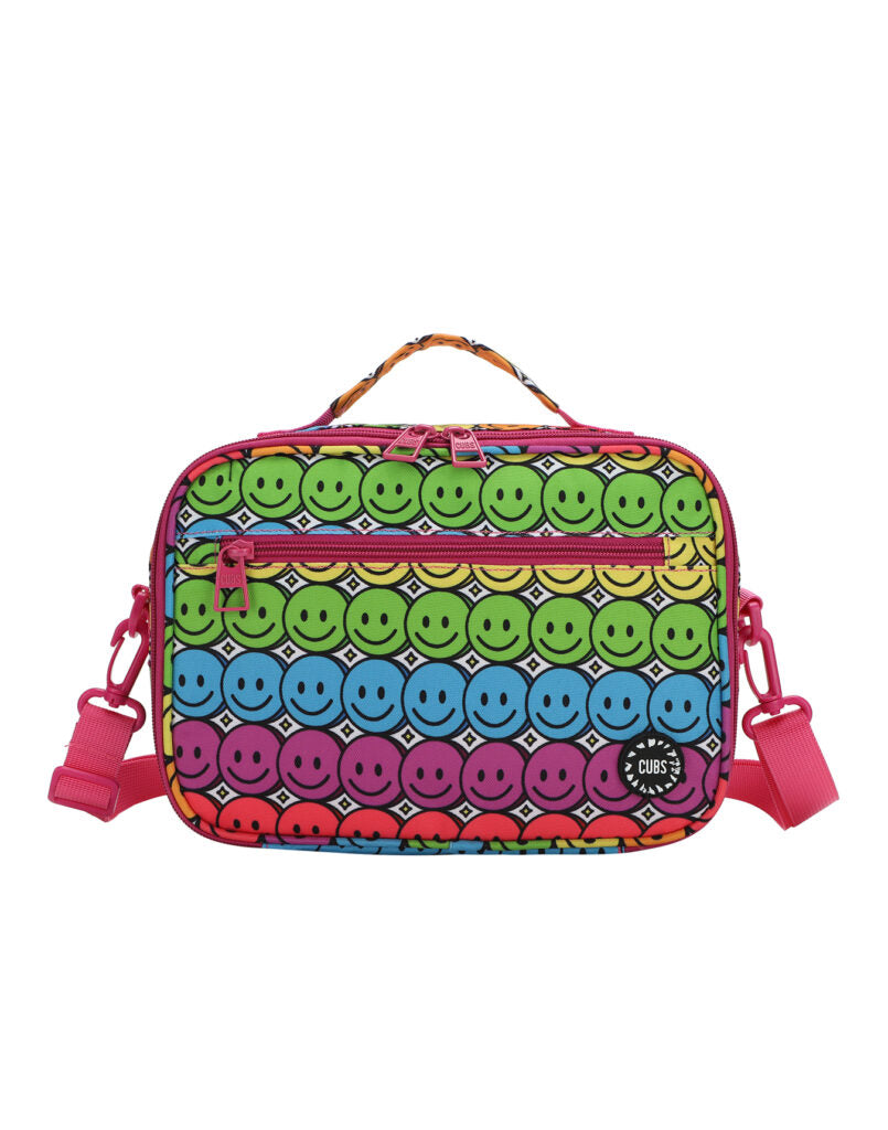 Cubs Rainbow Smiles Lunch Bag, Multicolors