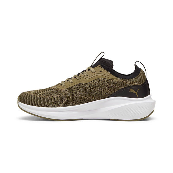 PUMA SKYROCKET LITE ENGINEERED RUNNING SHOES FOR MEN, DARK OLIVE & PUMA BLACK