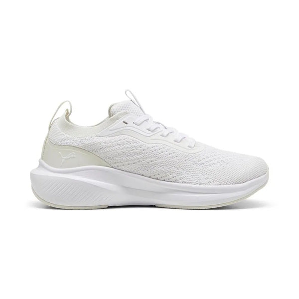 PUMA SKYROCKET LITE ENGINEERED RUNNING SHOES FOR MEN, PUMA WHITE & PUMA SILVER & VAPOR GRAY