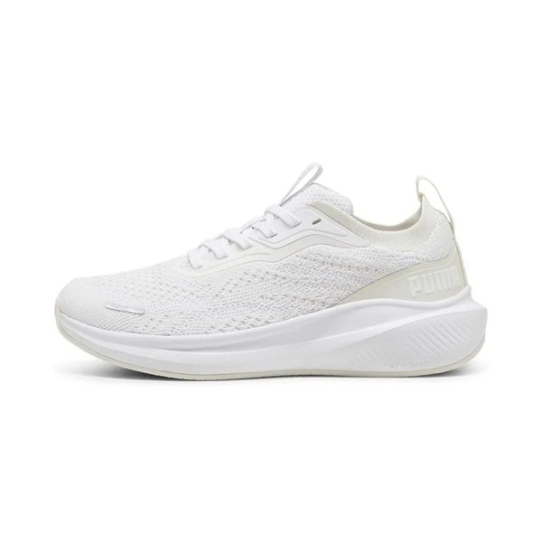 PUMA SKYROCKET LITE ENGINEERED RUNNING SHOES FOR MEN, PUMA WHITE & PUMA SILVER & VAPOR GRAY