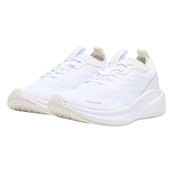 PUMA SKYROCKET LITE ENGINEERED WNS RUNNING SHOES FOR WOMEN, PUMA WHITE & PUMA SILVER & VAPOR GRAY