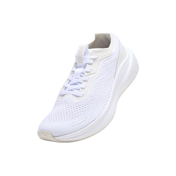 PUMA SKYROCKET LITE ENGINEERED WNS RUNNING SHOES FOR WOMEN, PUMA WHITE & PUMA SILVER & VAPOR GRAY