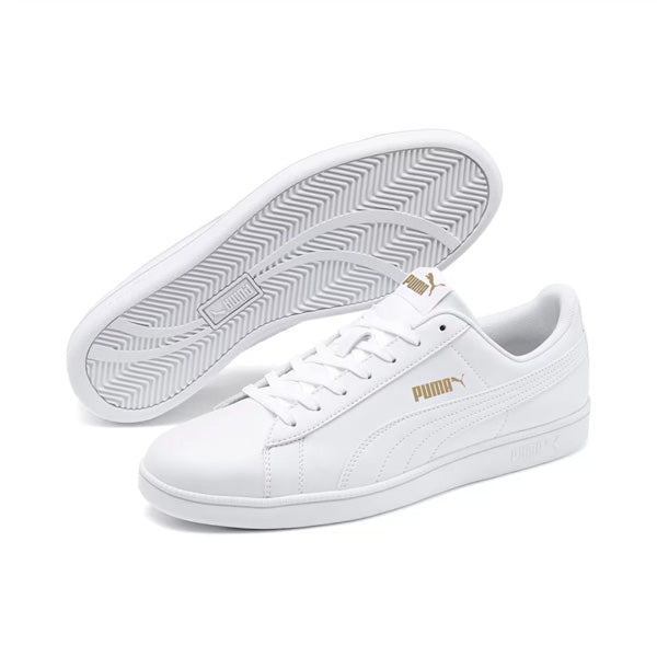 PUMA UP LIFESTYLE SHOES FOR MEN, PUMA WHITE & PUMA TEAM GOLD