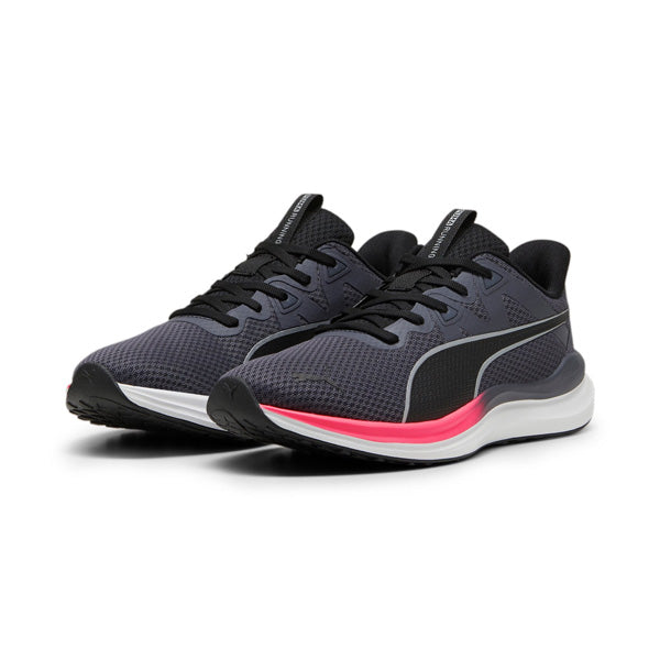 PUMA REFLECT LITE RUNNING SHOES FOR MEN, GALACTIC GRAY & PUMA BLACK